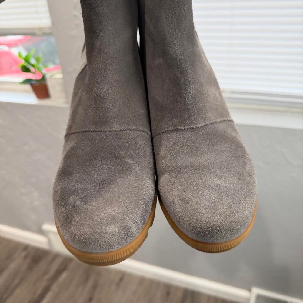 Sorel Joan of Arctic Wedge Chelsea Suede Boots - Picture 3 of 6
